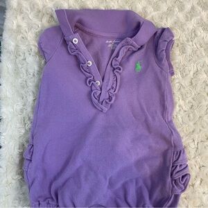 Ralph Lauren 3 months bubble suit with ruffles